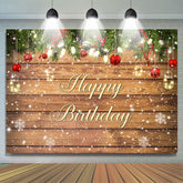 Hölzern Weihnachten Winter Schneeflocke Geburtstag Hintergrund